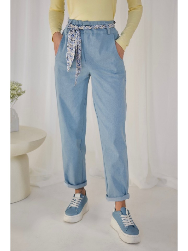 XANA SPODNIE JEANS niebieskie